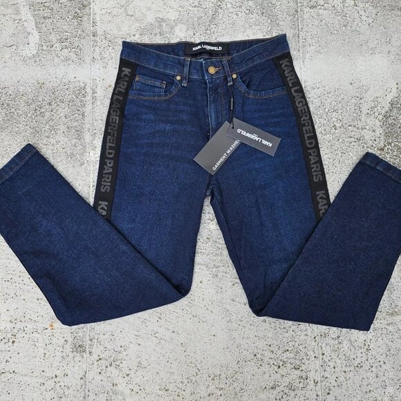 Karl Lagerfeld Paris Women Jeans Blue Denim Size 4 New with tags